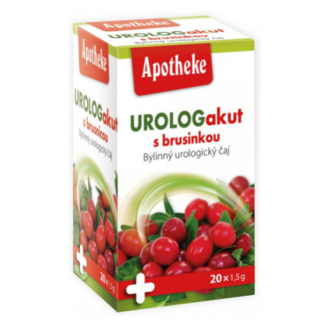 Apotheke Urolog akut s brusinkou čaj 20x1.5g