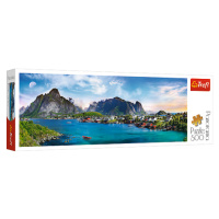 Trefl Panoramatické puzzle 500 - Souostroví Lofoty, Norsko