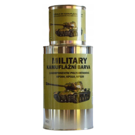 Kamuflážní Barvy Military 2-K polyuretanová FS20260,12,5kg set s tužidlem