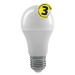 LED žárovka Emos ZQ5142, E27, 9W, kulatá, čirá, studená bílá