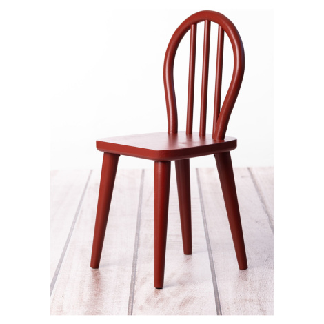DadaBoom Dětská dřevěná židle z bukového dřeva - třešeň