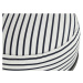 Luxusní zahradní podnožka Emma Round - Stripes