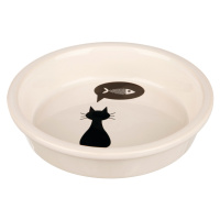 Trixie keramická miska s motivem kočky - 250 ml, Ø 13 cm