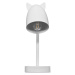 DekorStyle Dětská stolní lampa bílá 31 cm