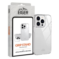 Kryt Eiger Grip Stand Case for Apple iPhone 15 Pro Max in Clear