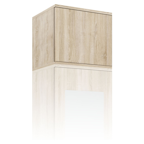 Eka Nadstavba šatní skříně Trinity 45 cm Barva dřeva: Sonoma