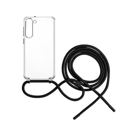 FIXED Pure Neck AntiUV s černou šňůrkou na krk pro Samsung Galaxy S23+