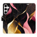 iSaprio flip pouzdro Gold Pink Marble 02 pro Samsung Galaxy S24+