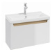 Koupelnová skříňka s umyvadlem Naturel Stilla 60x30x45 cm bílá STILLAD06007U3