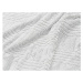 Luxusní bílá beránková deka z mikroplyše STRIPES Rozměr: 150 x 200 cm