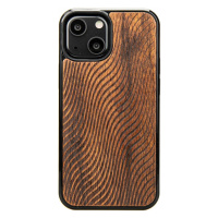 Pouzdro Bewood pro iPhone 13 Mini Vlny Merbau