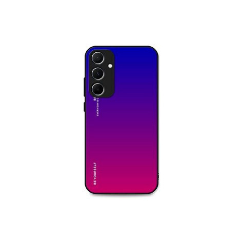 TopQ LUXURY Samsung A15 pevný duhový fialový 128819