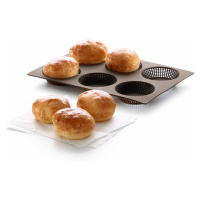 Silikonová pečicí forma na housky Lékué Roll Bread | hnědá