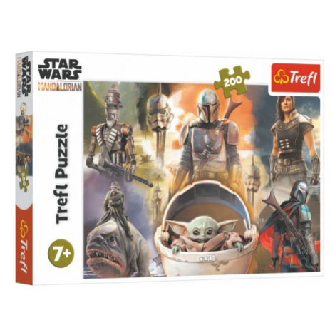 Trefl Puzzle Star Wars - The Mandalorian: Připraveni k boji / 200 dílků