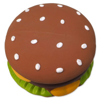 Dog Fantasy Latex hamburger hračka se zvukem 8 cm