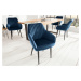 LuxD Designová židle Esmeralda, královská modrá