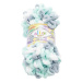 Vlnika Puffy color 100 g, 6408 bílá, šedá, mint