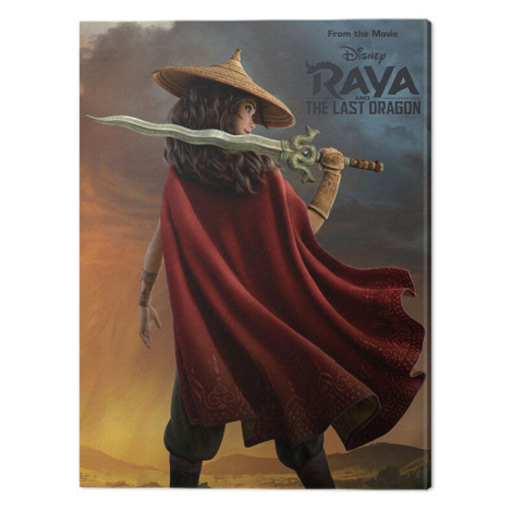 Obraz na plátně Raya and the Last Dragon - Before the Storm, (60 x 80 cm) Pyramid