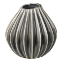 Keramická váza 15 cm Broste WIDE - kouřová