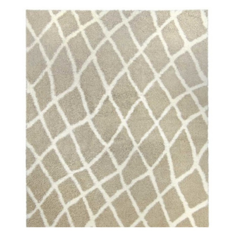 Moderní kusový koberec Nano Shag 625/GY6J | béžový Typ: 100x150 cm