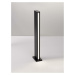NOVA LUCE venkovní sloupkové svítidlo MINOT černý hliník a akryl LED 12W 3000K 100-240V 122st. I