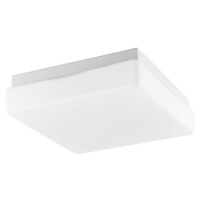 Nova Luce Elegantní koupelnové stropní svítidlo Cube z bílého opálového skla - 1 x 40 W, 205 x 2