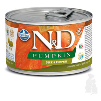 N&D DOG PUMPKIN Adult Duck & Pumpkin Mini 140g + Množstevní sleva Sleva 15% 1+1 zdarma