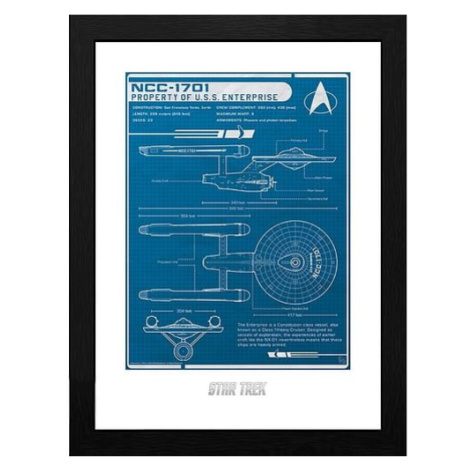 Obraz Star Trek - USS Enterprise s Plan ABY STYLE