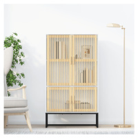 vidaXL Highboard bílý 70 x 35 x 125 cm kompozitní dřevo