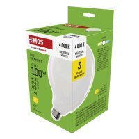 LED žárovka Filament G125 / E27 / 11 W (100 W) / 1521 lm / neutrální bílá