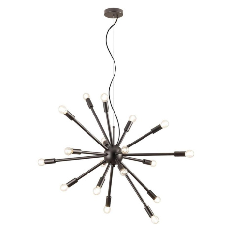 Redo 01-2936 - Lustr na lanku STELLAR 18xE14/25W/230V černá 01-2936
