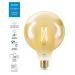 LED Žárovka WiZ Tunable White Filament Amber 8718699786816 E27 G125 6,7-50W 640lm 2000-5000K, st