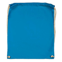 Bavlněný batoh k domalování - barva světle modrá