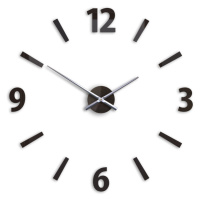 Moderní nástěnné hodiny KLAUS WENGE