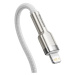 Datový kabel Baseus Cafule Series Metal Type-C/Lightning PD 20W 1m, bílá