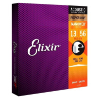 Elixir 16102 Nanoweb 13-56 Struny pro akustickou kytaru