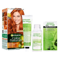 Garnier Color Naturals permanentní barva na vlasy 7.40 Vášnivá měděná, 60+40+10ml