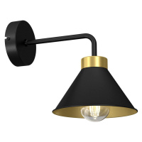 Luminex Nástěnná lampa DEMET 1xE27/60W/230V černá/zlatá