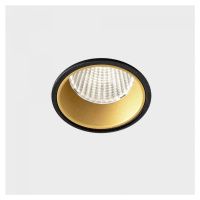 KOHL LIGHTING KOHL-Lighting VERSUS zapuštěné svítidlo s rámečkem pr. 73 mm černá-zlatá 38° 10 W 