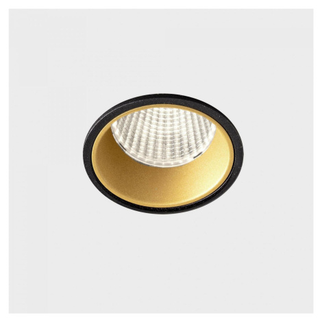 KOHL LIGHTING KOHL-Lighting VERSUS zapuštěné svítidlo s rámečkem pr. 73 mm černá-zlatá 38° 10 W 