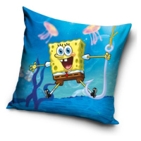 TipTrade Povlak na polštářek 40x40 cm - Sponge Bob Na Háčku