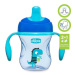 CHICCO Hrnek Training s držadly 200 ml modrý 6m+