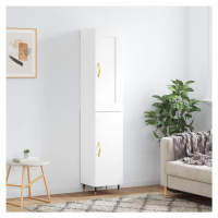 vidaXL Skříň highboard bílá 34,5 x 34 x 180 cm kompozitní dřevo