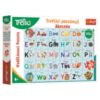 Puzzle Treflíci poznávají abecedu