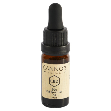 CANNOR CBD konopný olej celospektrální 20% 10 ml