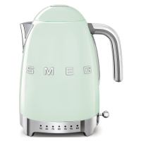 Rychlovarná konvice Smeg 50's style KLF04PGEU / regulace teploty / 1,7 l / 2400 W / pastelově ze