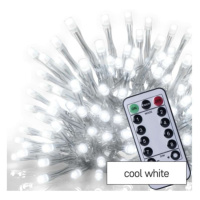 Vánoční osvětlení EMOS D4CC02 ZY1905 LED řetěz krápníky 5m studená bílá ovladač programy