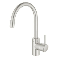 Dřezová baterie Grohe Concetto New s vytahovací sprškou supersteel 32663DC3