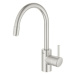 Dřezová baterie Grohe Concetto New s vytahovací sprškou supersteel 32663DC3