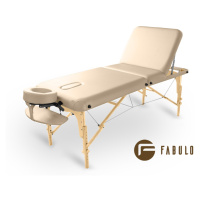 Fabulo, USA Dřevěný masážní stůl Fabulo GURU Plus Set (192x76cm, 8 barev) Barva: krémová